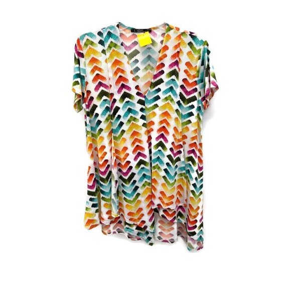 Lior Rainbow Flowy Tunic - Picture 1 of 2